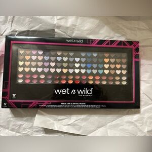 Wet N Wild Peace Love And Joy-full Palette 128 Pc Lips Eyeshadow Blush New